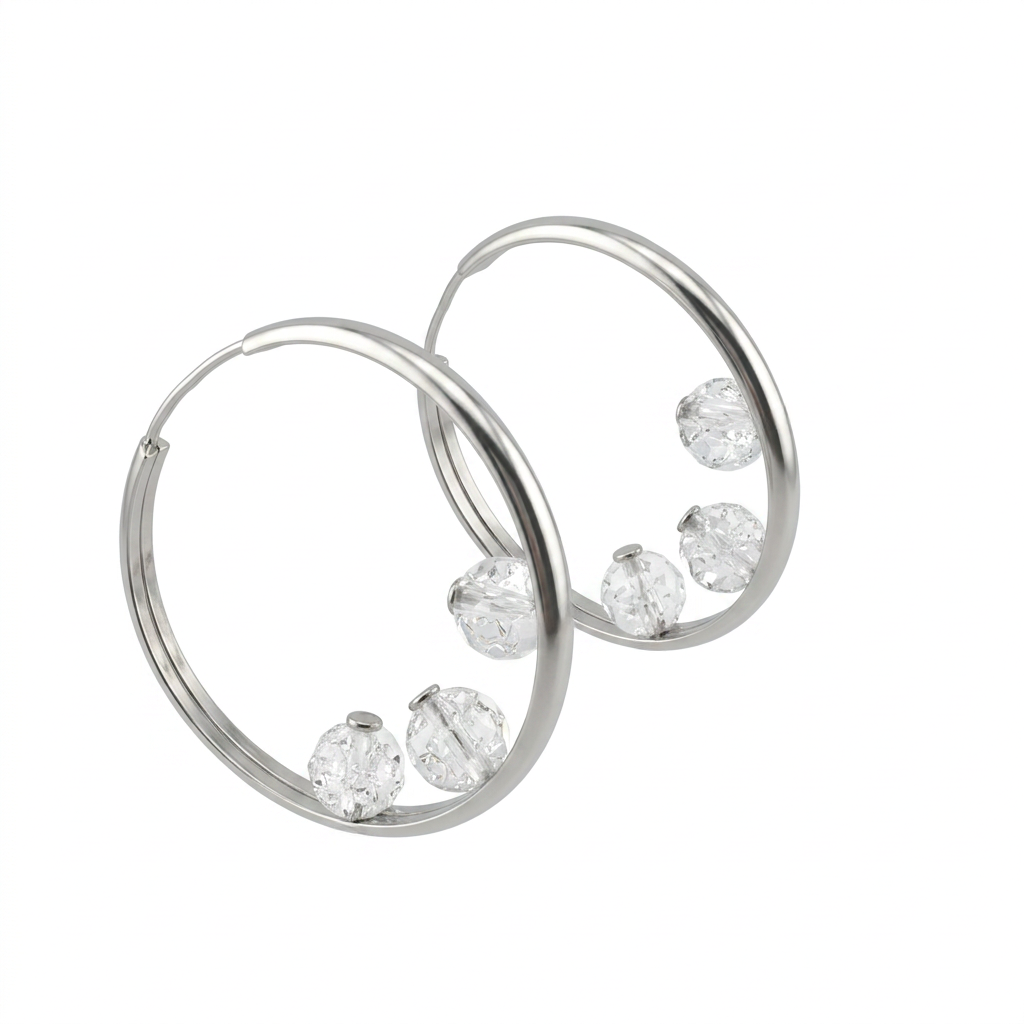 Серьги конго 230555-80