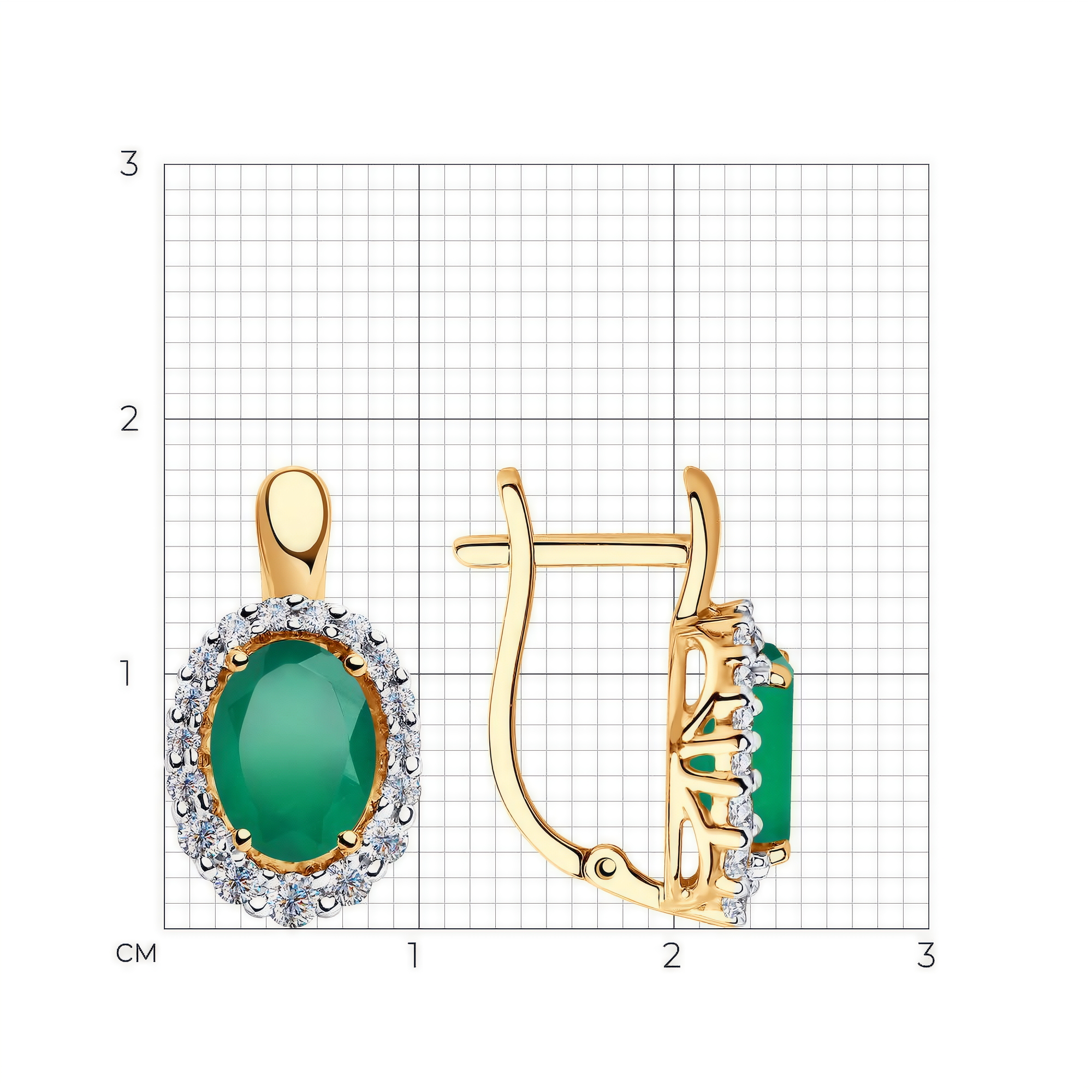 Серьги 725734